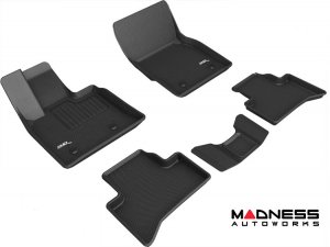 Alfa Romeo Stelvio Floor Liners - All Weather - Rubberized - Premium - Front & Rear 5 Piece Set